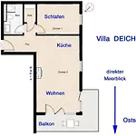 Deichgraf Sea View Appartamento *
